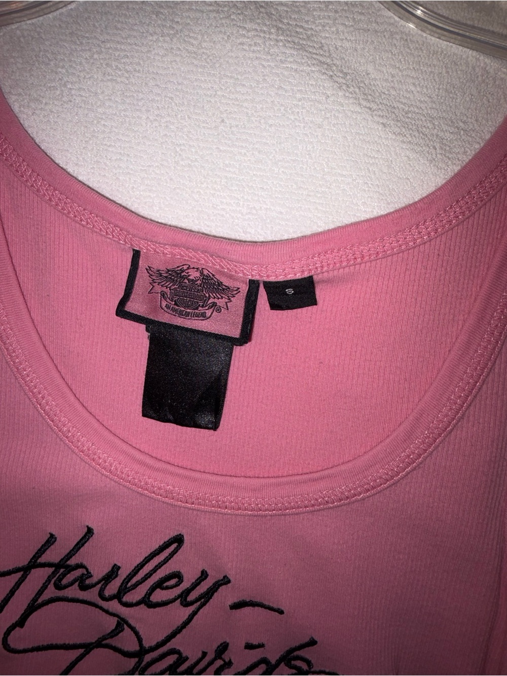 Harley-Davidson Women's Pink & Gray Tank Tops bundle - Picture 2 of 6